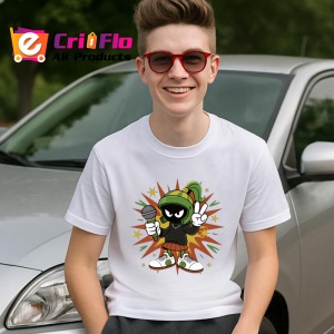 Tricou Marvin the Martian funky street style Copii | Dama | Barbat - Img 13