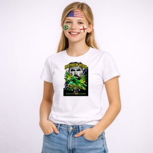 Tricou Mathew Ryan Australia World Cup Fifa 2026, din bumbac 100%, tricou alb, Copii | Dama | Barbat - Img 3