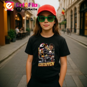 Tricou Max Verstappen Colaj Cu Echipa Red Bull Formula 1, Copii | Dama | Barbat - Img 5