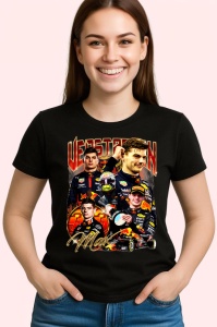Tricou Max Verstappen Colaj Echipa Red Bull Formula 1, Copii | Dama | Barbat - Img 3