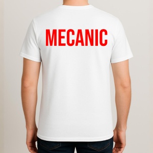Tricou MECANIC, Personalizat | Unisex Dama si Barbat
