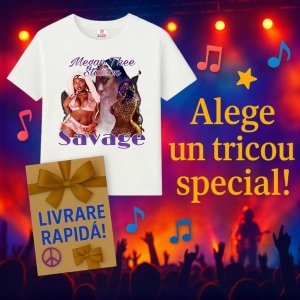 Tricou Megan Thee Stallion - Savage, muzica Hip-Hop (Gangsta Rap), Dama | Barbat | Copii - Img 14