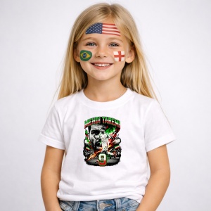 Tricou Mehdi Taremi Iran World Cup Fifa 2026, din bumbac 100%, tricou alb, Copii | Dama | Barbat