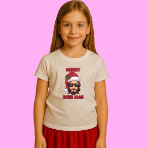 Tricou Merry Rizz Mas, din bumbac 100%, tricou alb, Copii | Dama | Barbat - Img 2