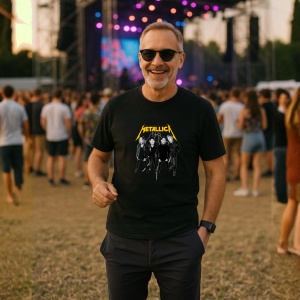 Tricou Metallica - Skulls Graphic, muzica Hip-Hop / Trap, Dama | Barbat | Copii, Culoare Negru - Img 9