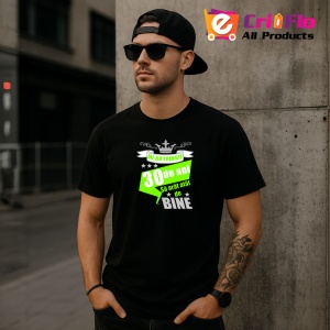Tricou Mi Au Trebuit 30 De Ani Bine Verde, din bumbac 100%, tricou negru, Dama | Barbat - Img 4