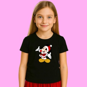 Tricou Mickey Dansand Costum Rosu, din bumbac 100% Copii | Dama | Barbat