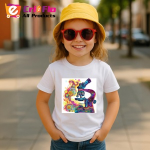 Tricou Microscop colorat stil graffiti desen digital Copii | Dama | Barbat - Img 11