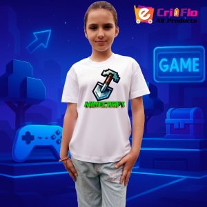 Tricou Minecraft Lopata Magica Tricou Alb Copii | Dama | Barbat - Img 2