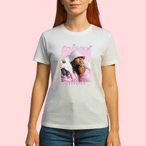 Tricou Missy Elliott - Pink Fur, muzica Hip-Hop / Rap, Dama | Barbat | Copii - Img 2