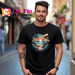 Tricou Mos Craciun vintage cu ochelari si palarie rosie Copii | Dama | Barbat, culoare negru - Img 6