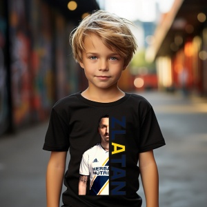 Tricou motivational personalizat pentru copii Zlatan Ibrahimovic