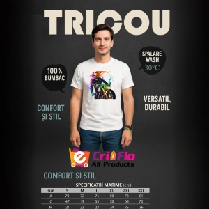 Tricou Motociclist neon cu efecte de viteza Copii | Dama | Barbat - Img 7