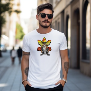Tricou Music Urban Listen Gangsta Adas Tricou Alb - Copii | Dama | Barbat - Img 9