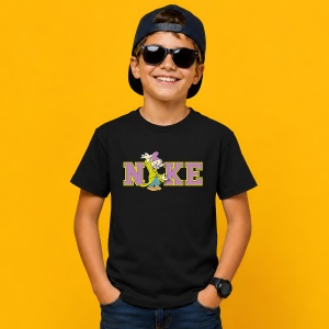 Tricou Mutulica Saluta Logo Mov Galben, din bumbac 100%, tricou negru, Copii | Dama | Barbat