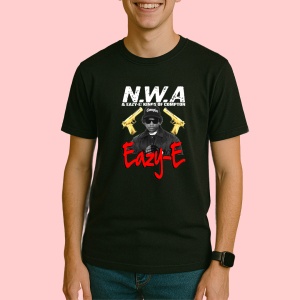 Tricou N.W.A - Cartoon Scene, muzica Rock / Pop Rock, Dama | Barbat | Copii, Culoare Negru