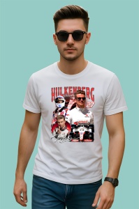 Tricou Nico Hulkenberg Poster Formula 1 Echipa Haas, Copii | Dama | Barbat