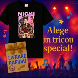 Tricou Nirvana - Yellow Background, muzica Hip-Hop / Trap, Dama | Barbat | Copii, Culoare Negru - Img 11