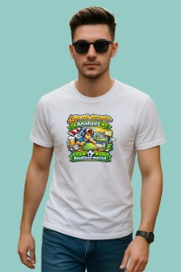 Tricou Nu Pierdem Meciul Analizam Nivelul Fotbal, din bumbac 100% , tricou alb pentru Copii | Dama | Barbat