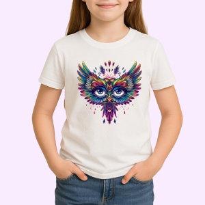 Tricou ochi mandala stil spirit vultur, Copii | Dama | Barbat - Img 3