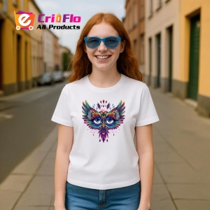 Tricou ochi mandala stil spirit vultur, Copii | Dama | Barbat