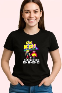 Tricou Ok ko sa fim eroi tineri eroi care invata sa lupte cu raul, Copii | Dama | Barbat , tricou negru - Img 3