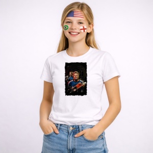 Tricou Oliver Kahn Germany World Cup Fifa 2026 V2, din bumbac 100%, tricou alb, Copii | Dama | Barbat