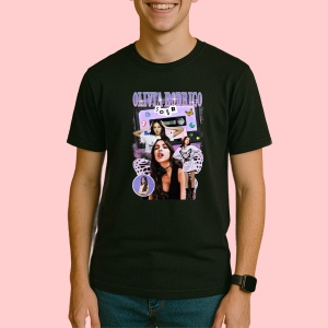 Tricou Olivia Rodrigo - SOUR Tape, muzica Hip-Hop / Alternative Rap, Dama | Barbat | Copii, Culoare Negru - Img 3
