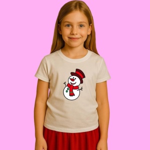 Tricou Om De Zapada Cu Palarie Maro Si Fular Rosu 2, din bumbac 100%, tricou alb, Copii | Dama | Barbat - Img 2