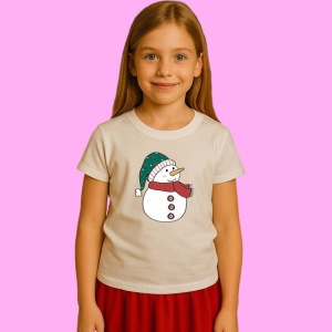Tricou Om De Zapada Cu Palarie Si Fular Rosu, din bumbac 100%, tricou alb, Copii | Dama | Barbat - Img 3