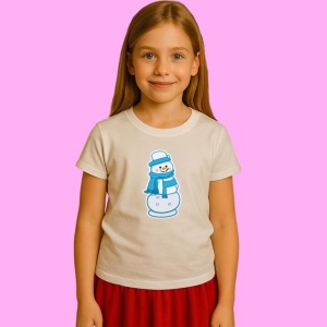 Tricou Om De Zapada Simplu Cu Caciula Si Fular Verde, din bumbac 100%, tricou alb, Copii | Dama | Barbat - Img 3