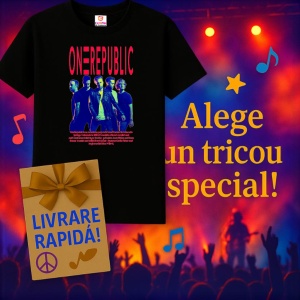 Tricou OneRepublic - Neon Style, muzica Hip-Hop / Rap, Dama | Barbat | Copii, Culoare Negru - Img 11