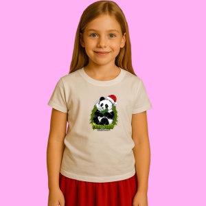 Tricou Panda Merry Juana, din bumbac 100% Copii | Dama | Barbat