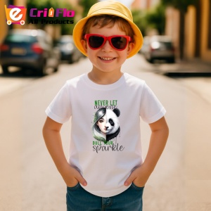 Tricou Panda si femeie visatoare mesaj nu lasa pe nimeni sa-ti estompeze stralucirea Copii | Dama | Barbat Barbat - Img 14