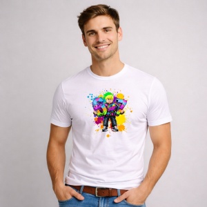 Tricou Paste 67 Roblox Boy Neon Splash Easter Vibe, din bumbac 100%, tricou alb, Copii | Dama | Barbat - Img 2