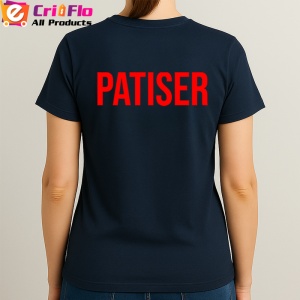 Tricou PATISER, Personalizat | Unisex Dama si Barbat, Albastru Inchis - Img 3