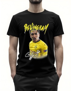 Tricou pentru bărbați - Jude Bellingham - Borussia Dortmund, Fotbalist Tânăr, Suporter Bundesliga