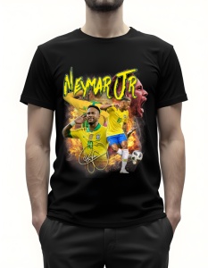 Tricou pentru bărbați - Neymar Jr - Brazilia, Magician pe Teren, Paris Saint-Germain