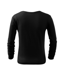 Tricou cu maneca lunga pentru copii de culoare negru