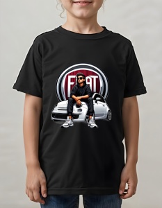 Tricou pentru copii - Fiat Classic Cool - Simplu și Modern - Img 2