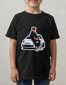 Tricou pentru copii - Fiat Minimalist - Stil Urban și Simplitate - Img 2
