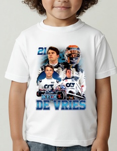 Tricou pentru copii - Formula 1 - Nyck de Vries - Img 2