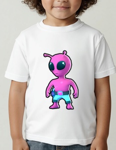 Tricou pentru copii - Stumble Guys - Alien Cyborg