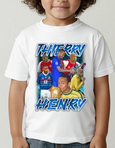 Tricou pentru copii - Thierry Henry - Arsenal, Legenda Franceză, Campion Mondial - Img 2
