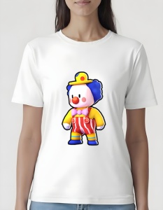 Tricou pentru dama - Stumble Guys - Clown