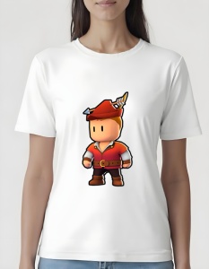 Tricou pentru dama - Stumble Guys - Superhero