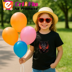 Tricou Personaj vampir sinistru cu fundal rosu intens Copii | Dama | Barbat, culoare negru - Img 10