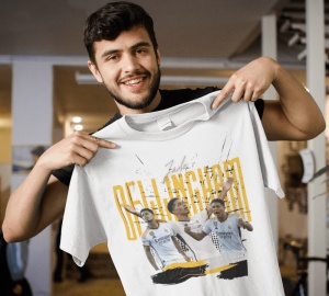 Tricou personalizat pentru barbati cu jucatorul de fotbal - Jude Bellingham