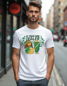 Tricou personalizat pentru barbati din bumbac 100% - Be Your Own Dealer