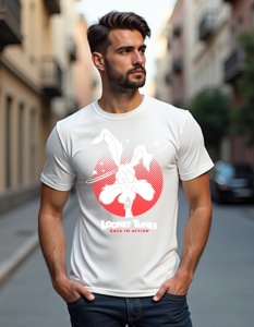 Tricou personalizat pentru barbati din bumbac 100% - Looney Coyote, Wile E. Coyote, umor, desene animate, clasic, comic